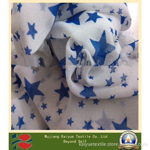 Garment Fabric Crepe Silk Printing Fabric (WJ-KY-460)